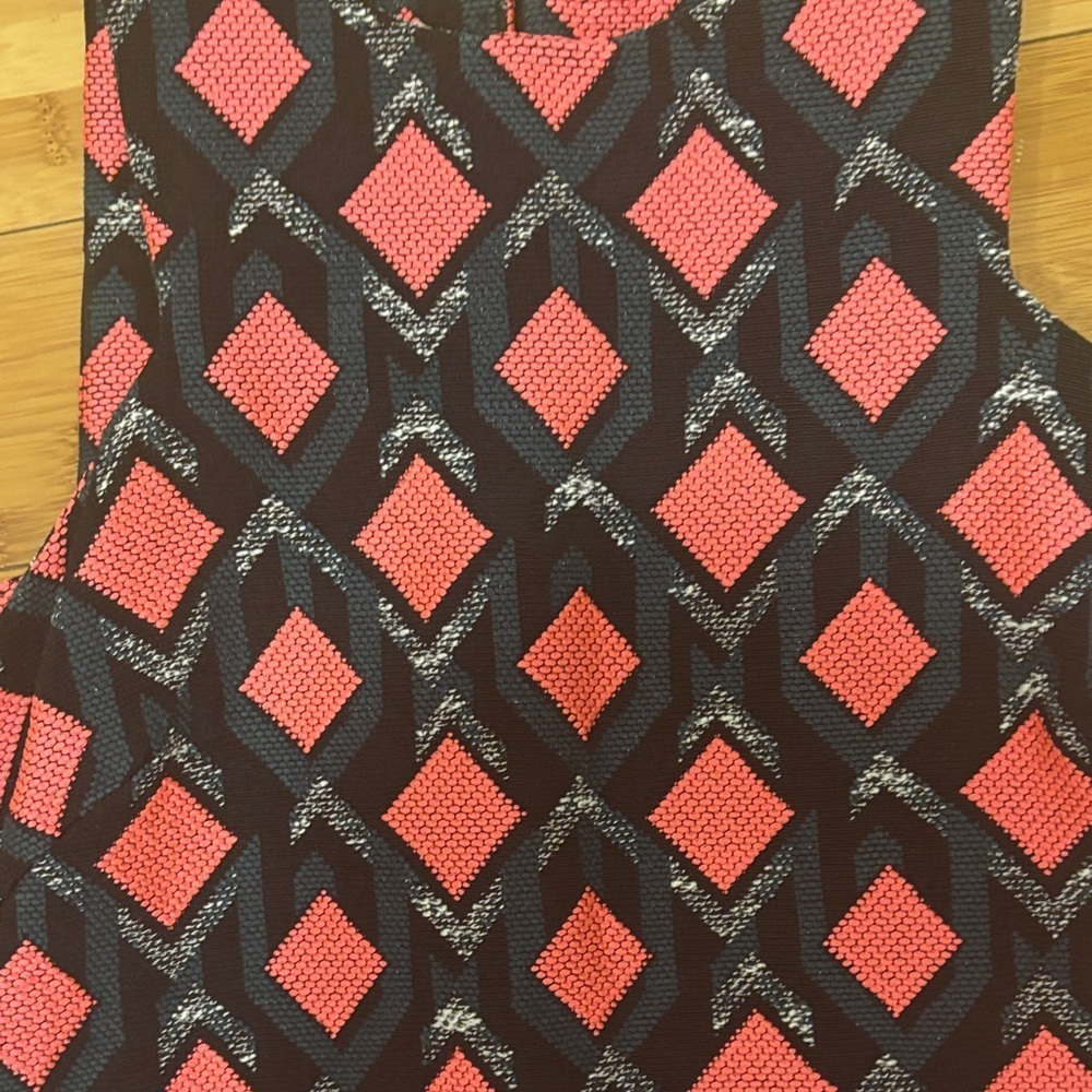 Milly Black and Pink Patterned Dress - Picture 3 of 4